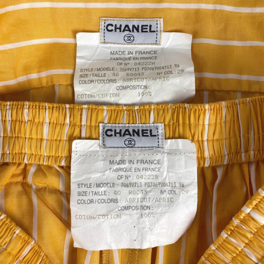 CHANEL シャネル ココマークボタン セットアップ ショートパンツ