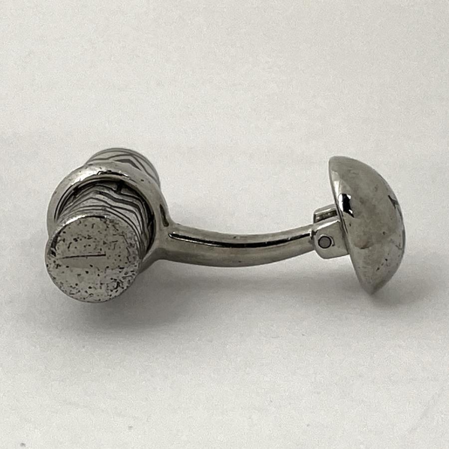 ルイヴィトン　カフス　ボタン　925　ケース付き LOUIS VUITTON ルイ・ヴィトン Louis Vuitton LV柄 カフス 紳士