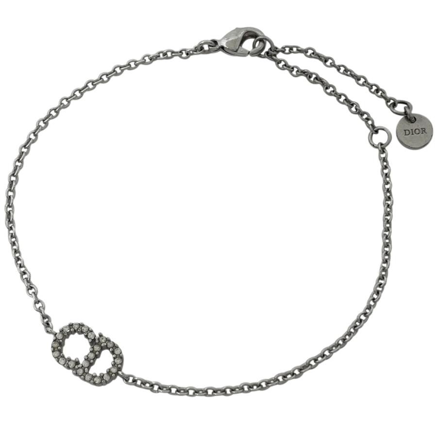 クリスチャンディオール Christian Dior ロゴ ラインストーン 
