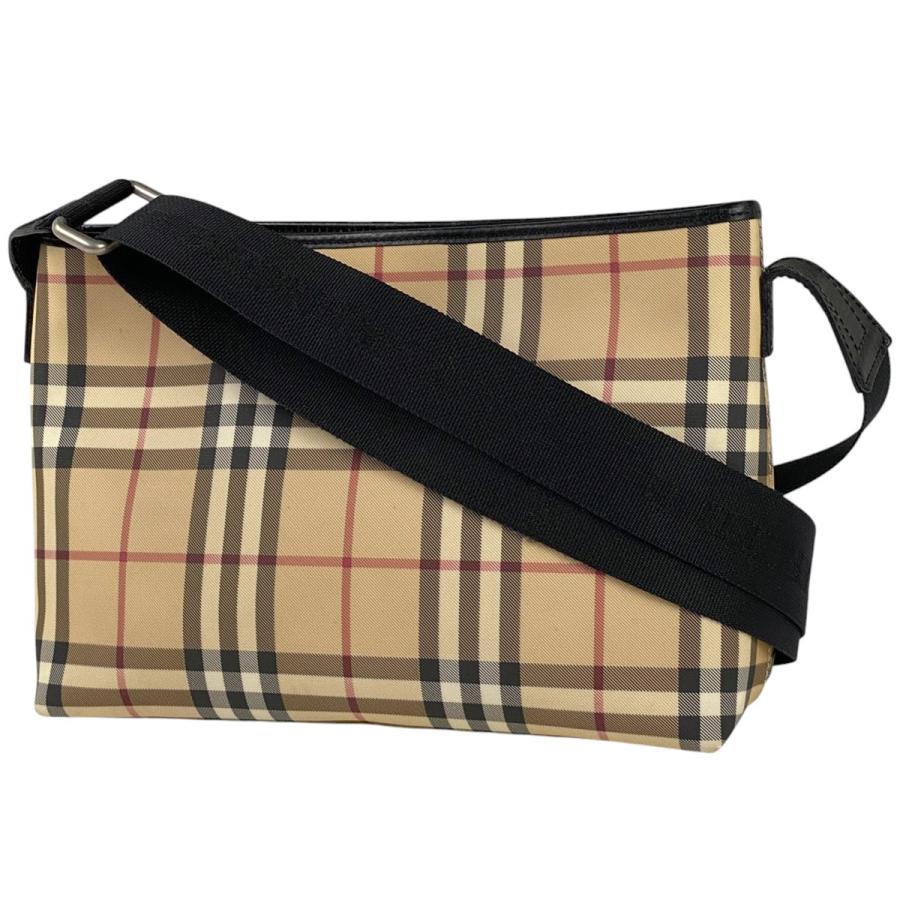 Burberry バーバリーチェック柄 ショルダーバッグキャンバス