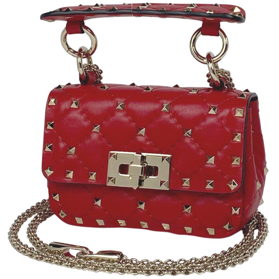 ヴァレンチノ Valentino ロックスタッズ チェーン ショルダーバッグ  