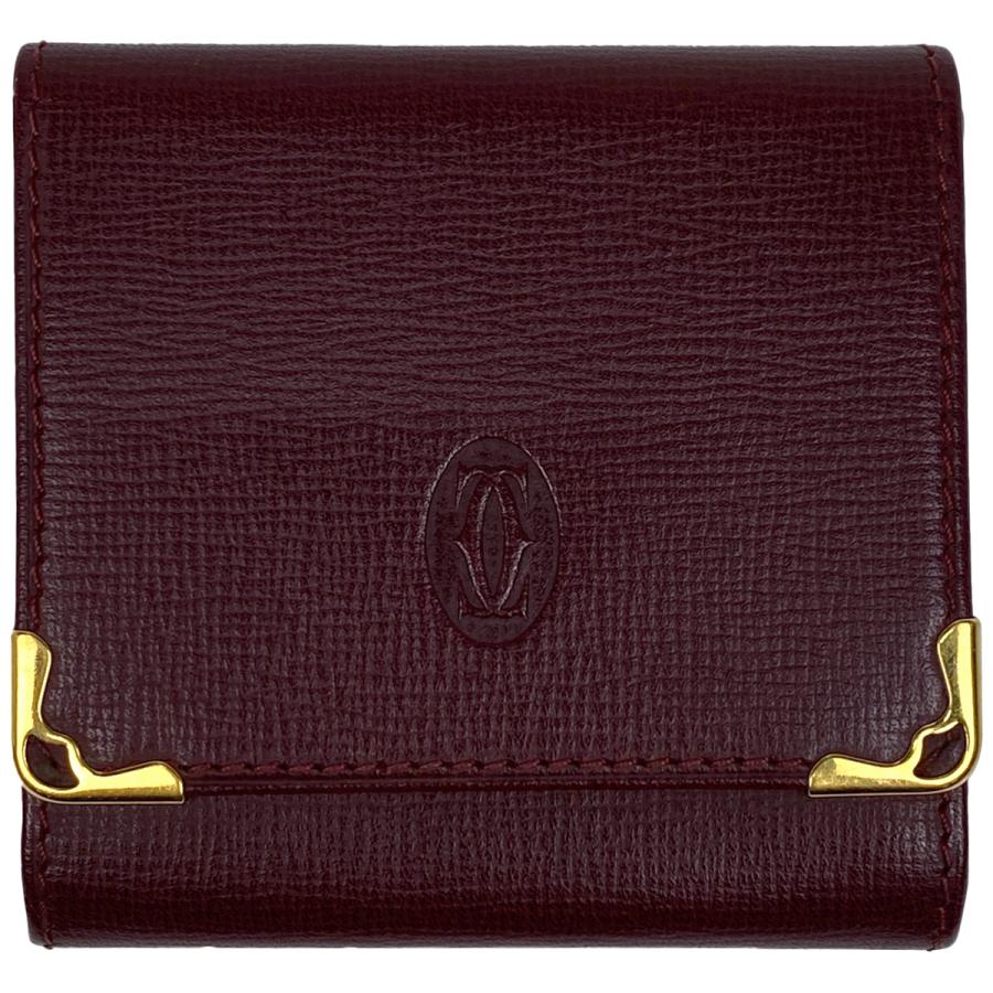 Cartier カルティエ CARTIER マストライン コインケース 二つ折り 小銭  