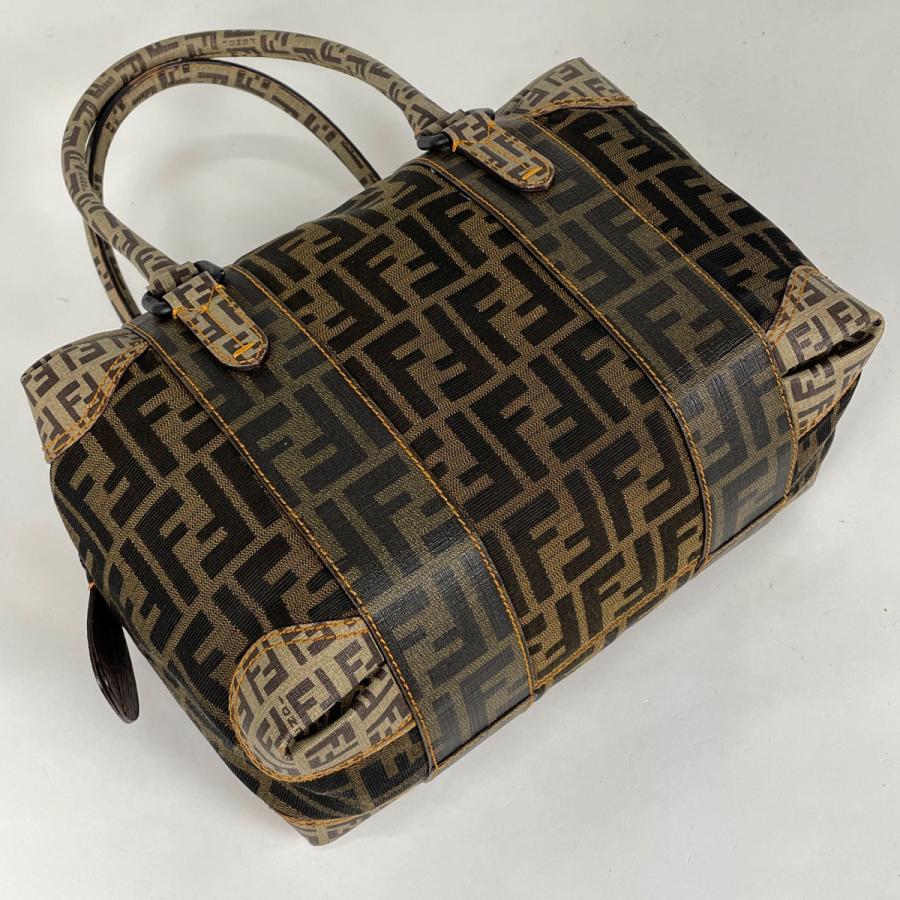 フェンディ FENDI ズッカ柄 ハンドバッグ ズッキーノ柄 ミニボストン 
