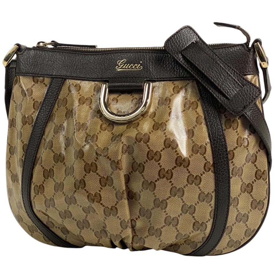 グッチ GUCCI ショルダーバッグ アビー GGキャンバス 265691 ブラウン