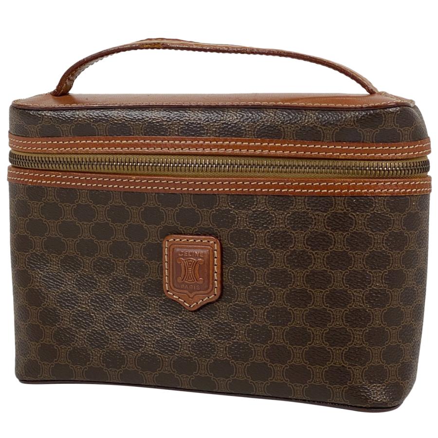 セリーヌ マカダム柄 バニティ バッグ レディース 【中古】