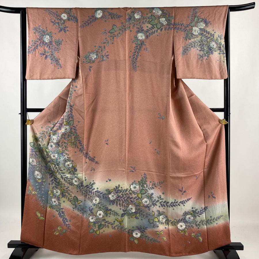 訪問着 身丈162cm 裄丈64cm 正絹 名品 【中古】 