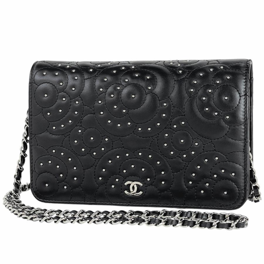 シャネル CHANEL カメリア チェーン ショルダーバッグ ココマーク  