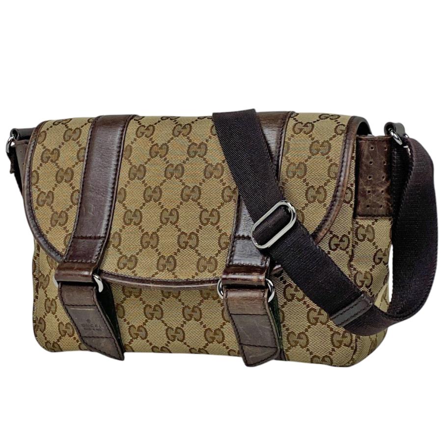 グッチ GUCCI GG柄 ショルダーバッグ 斜め掛け パンチング ショルダー 