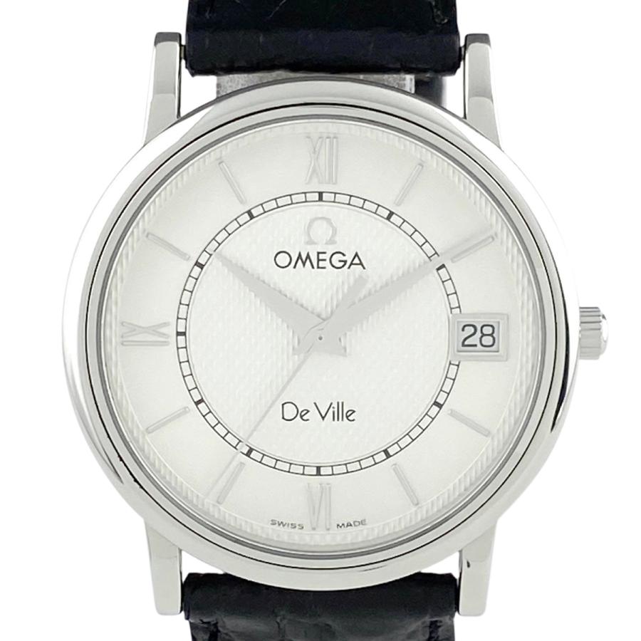 OMEGA（オメガ） デヴィル プレステージ 7814.31 腕時計 SS レザー