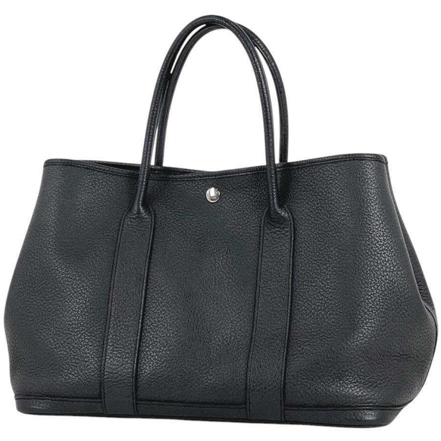 エルメス ガーデンパーティ PM トートバッグ ブラック　ハンドバッグ　バッグ HERMES（エルメス） ガーデンパーティ PM ハンドバッグ グレー