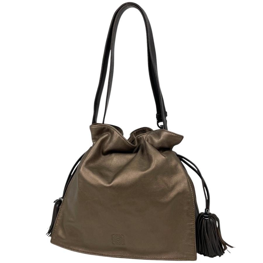 LOEWE ロエベ フラメンコ ショルダーバッグ アナグラム フリンジ LOEWE ロエベ フラメンコ ショルダーバッグ アナグラム フリンジ