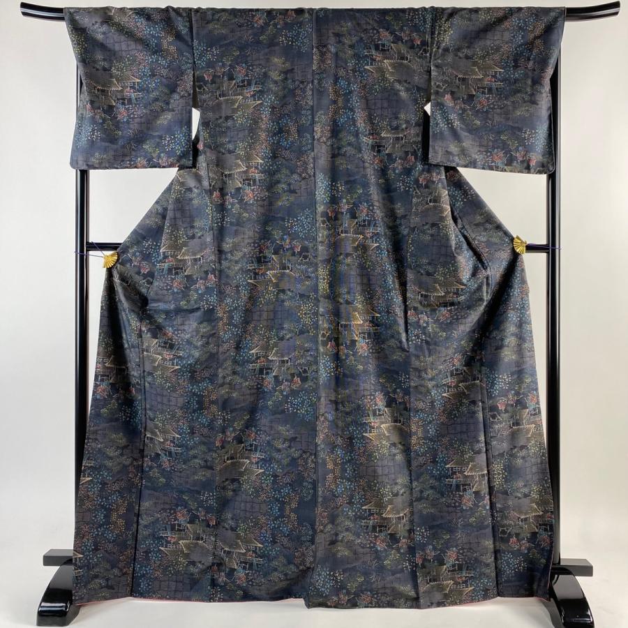 身丈170センチ！ 泥染め 大島紬