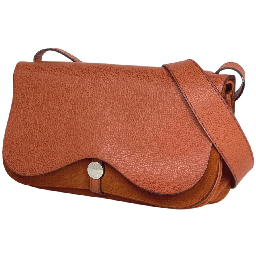 HERMES エルメス サックコロラド MM 肩掛け ショルダーバッグ トワル  
