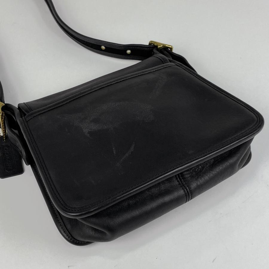COACH コーチ レザー ショルダーバッグ オールドコーチ ブラック COACH コーチ レザー ショルダーバッグ オールドコーチ ブラック