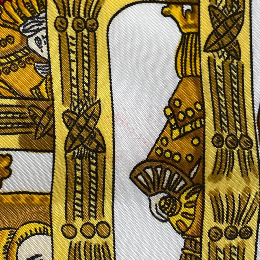 エルメス HERMES カレ 90 LE TAROT タロット スカーフ シルク ブラック 