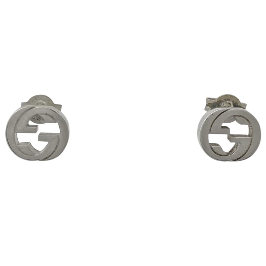 GUCCI グッチ インターロッキングG ピアス シルバー925 シルバー 