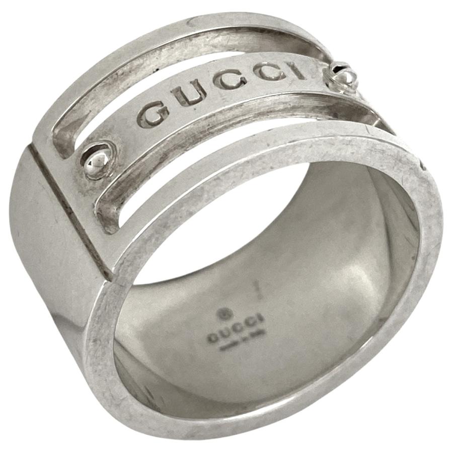 GUCCI シルバーリング18号