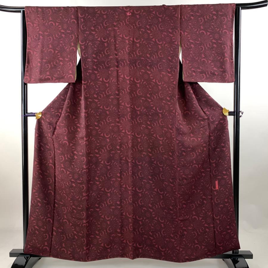 江戸小紋 身丈160cm 裄丈62.5cm S 袷 人間国宝 中村勇二郎 落款あり  