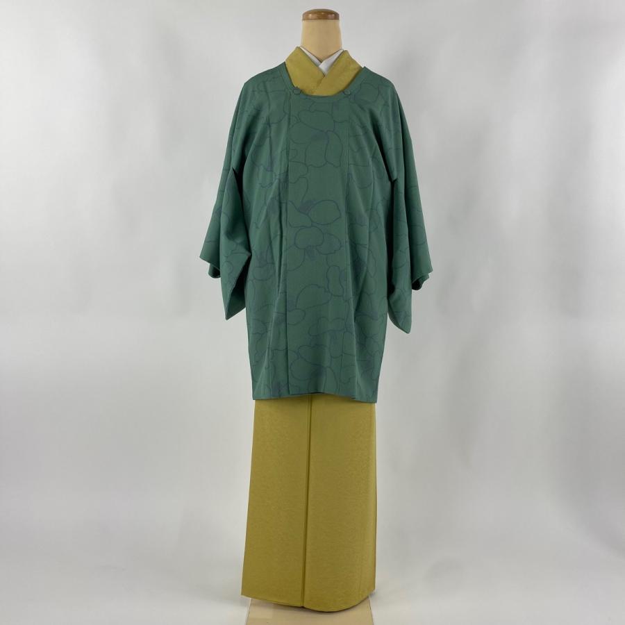 道行 身丈87cm 裄丈63.5cm S 辻村ジュサブロー 和装コート 都衿 落款  