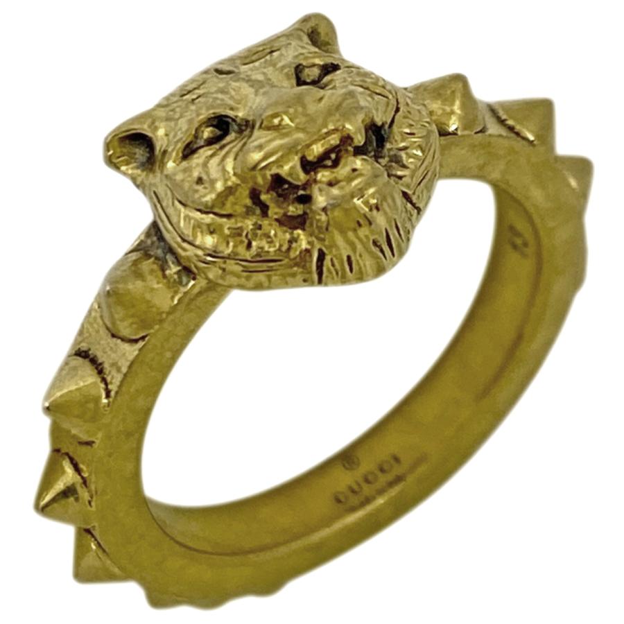 GUCCI グッチ タイガーヘッド リング スタッズ 指輪 12.5号 GUCCI グッチ タイガーヘッド リング スタッズ 指輪 12.5号