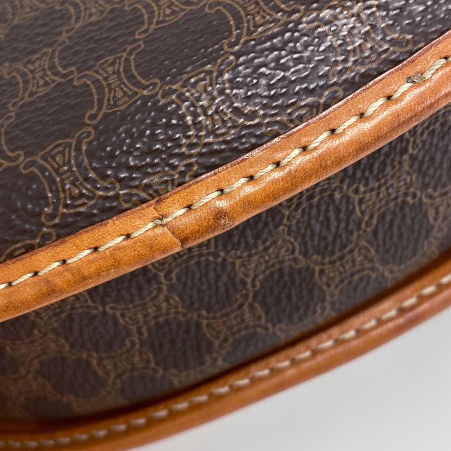 CELINE（セリーヌ） マカダム柄 ショルダーバッグ 斜め掛け ショルダー