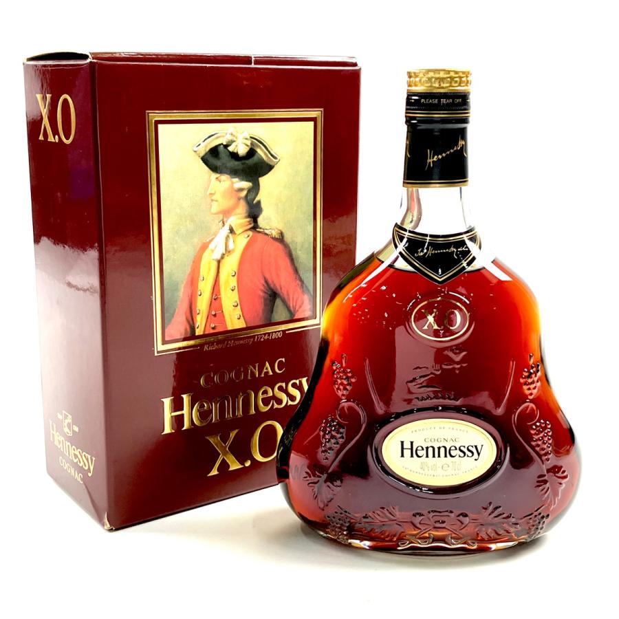 Hennessy X.O コニャック 700ml　金キャップクリアボトル ヘネシー Hennessy XO 金キャップ クリアボトル 700ml