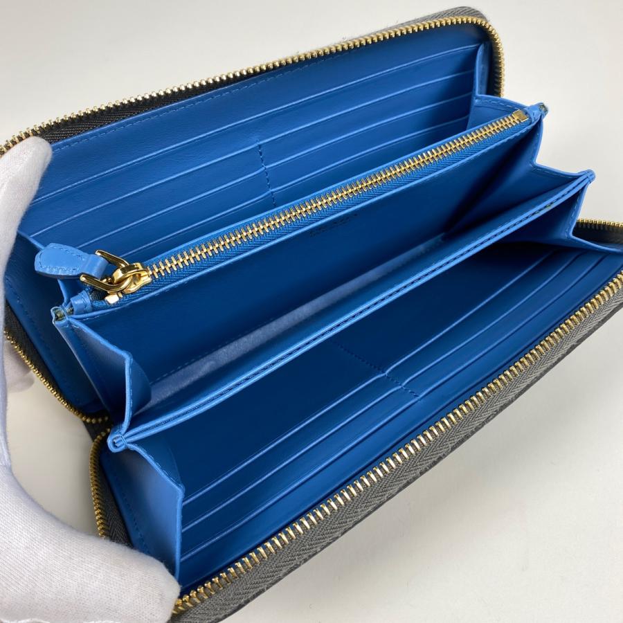 PRADA プラダ ロゴ ラウンドファスナー 長財布 ラウンドジップ PRADA プラダ ロゴ ラウンドファスナー 長財布 ラウンドジップ