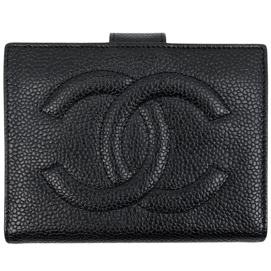 シャネル CHANEL ココマーク 二つ折り財布 がま口 二つ折り財布 シャネル CHANEL ココマーク 二つ折り財布 がま口 二つ折り財布