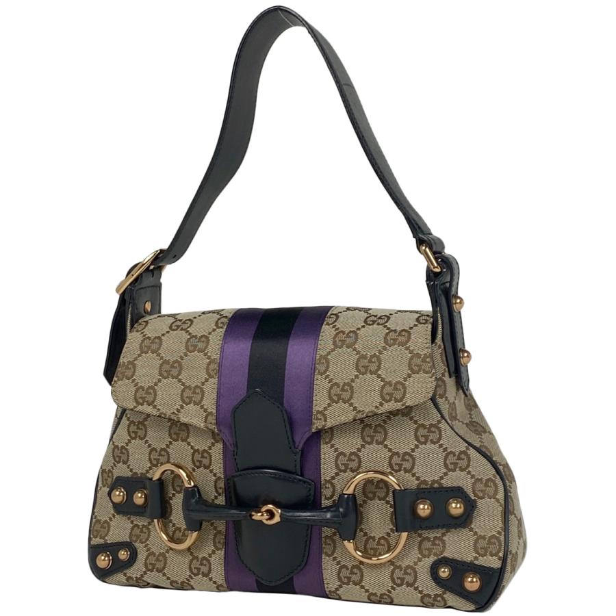 GUCCI（グッチ） GUCCI GG柄 ホースビット ショルダーバッグ