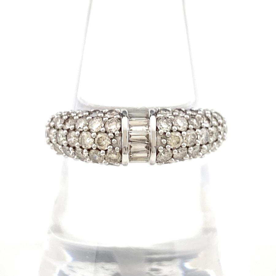 GSTV メレダイヤ デザインリング WG ホワイトゴールド 指輪 リング  