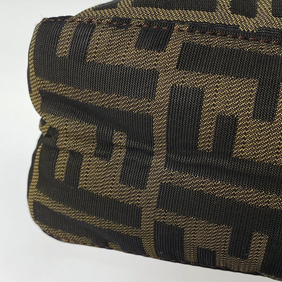 FENDI フェンディ ズッカ柄 ハンドバッグ ポーチ 小物入れ キャンバス  