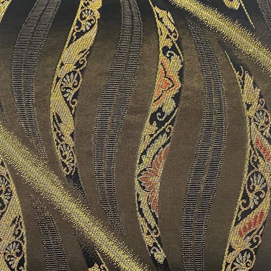 袋帯 美品 逸品 紋屋井関 落款あり 御寮織 幾何学模様 華文 金糸 袋帯 美品 逸品 紋屋井関 落款あり 御寮織 幾何学模様 華文 金糸