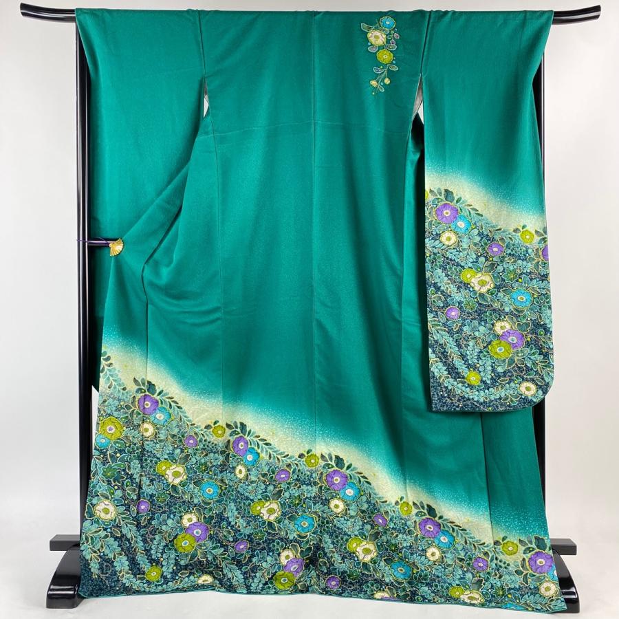 振袖 掘り起こさ 身丈174cm 裄丈68cm 正絹 名品 【中古】 