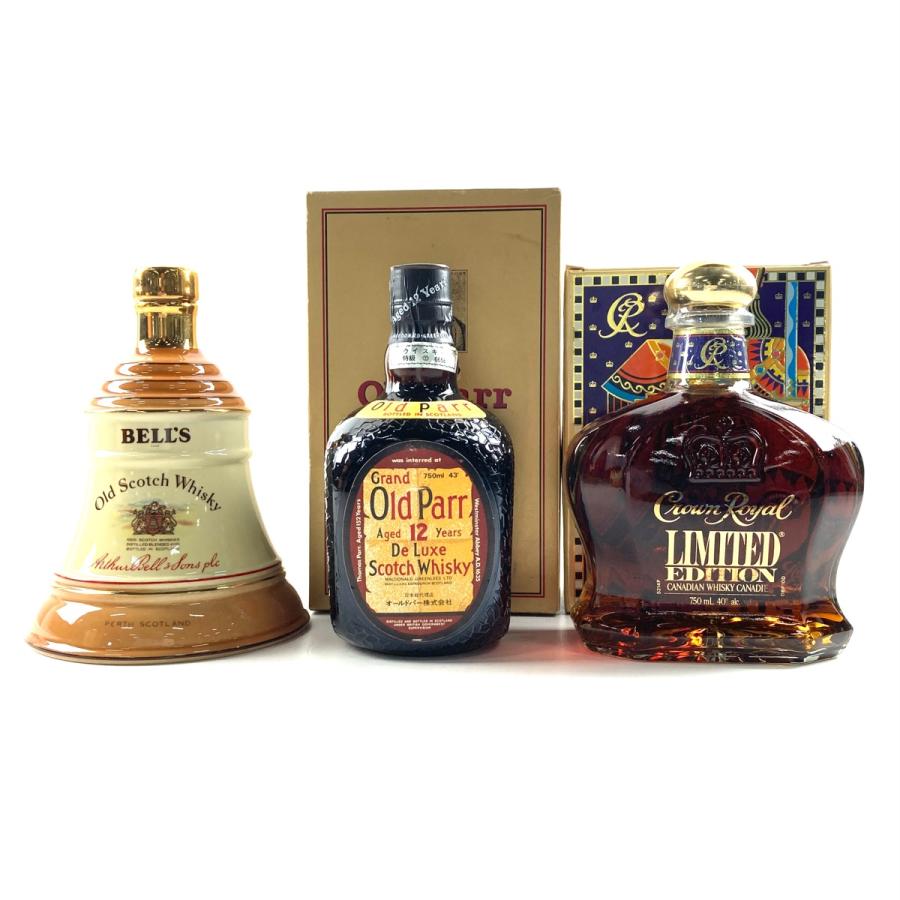【古酒】スコッチウィスキー×2本、カナディアンウィスキー×1本の3本セット 古酒】スコッチウィスキー×2本、カナディアンウィスキー×1本の3