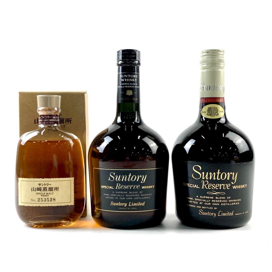 東京都内限定お届け 3本 サントリー SUNTORY 山崎蒸留所 シングル 