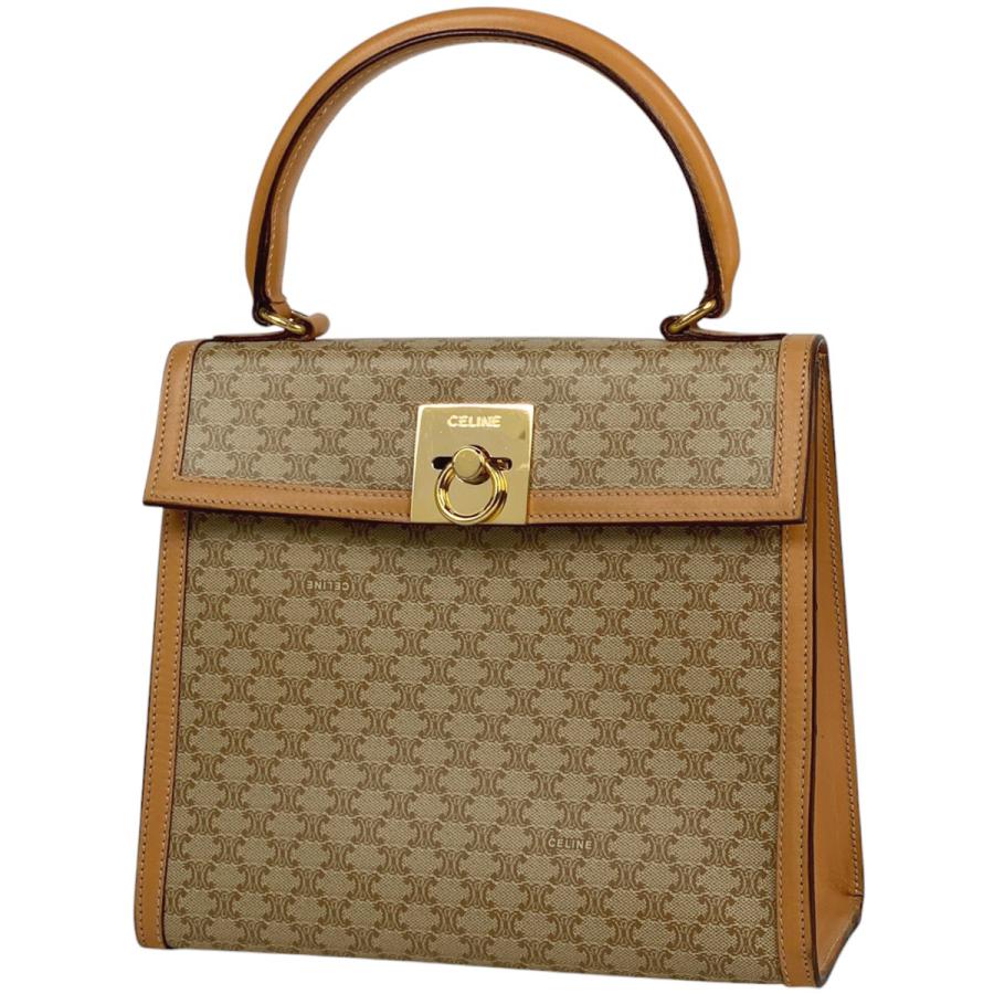 CELINE セリーヌ マカダム柄 ハンドバッグ 2WAY ショルダー CELINE セリーヌ マカダム柄 ハンドバッグ 2WAY ショルダー