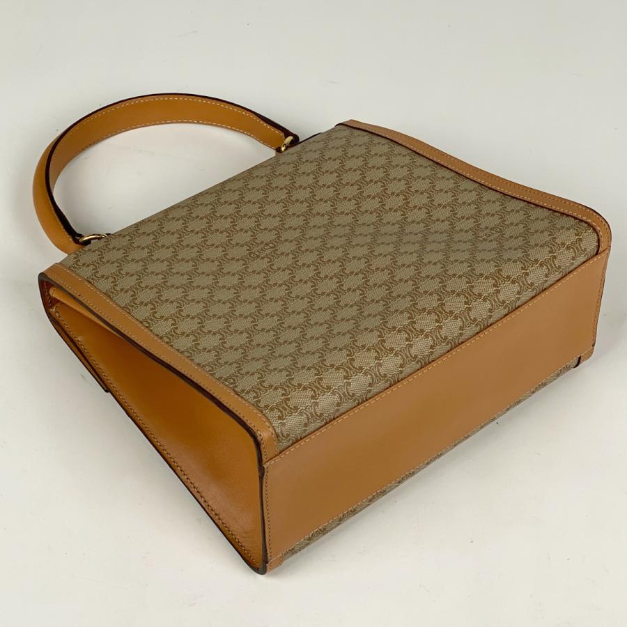 CELINE セリーヌ マカダム柄 ハンドバッグ 2WAY ショルダー CELINE セリーヌ マカダム柄 ハンドバッグ 2WAY ショルダー