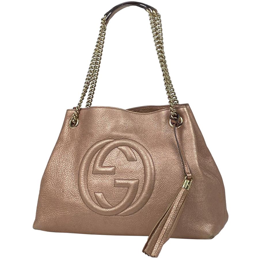 グッチ Gucci ショルダーバッグ レディース ソーホー レザー 308982