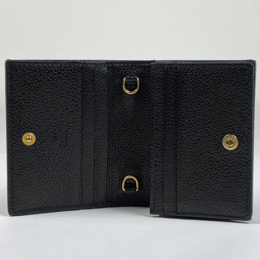 GUCCI グッチ ズゥミ 二つ折り財布 札入れ 小銭入れ カードケース 