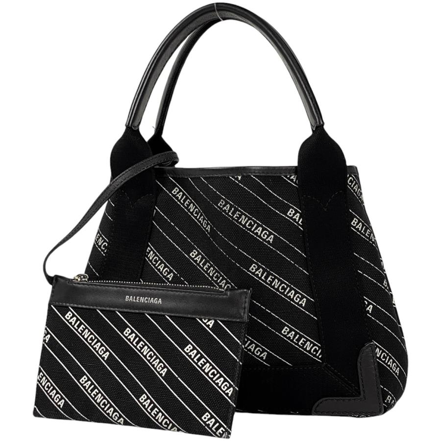 バレンシアガ BALENCIAGA ネイビー カバス XS 2WAY ショルダーバッグ 