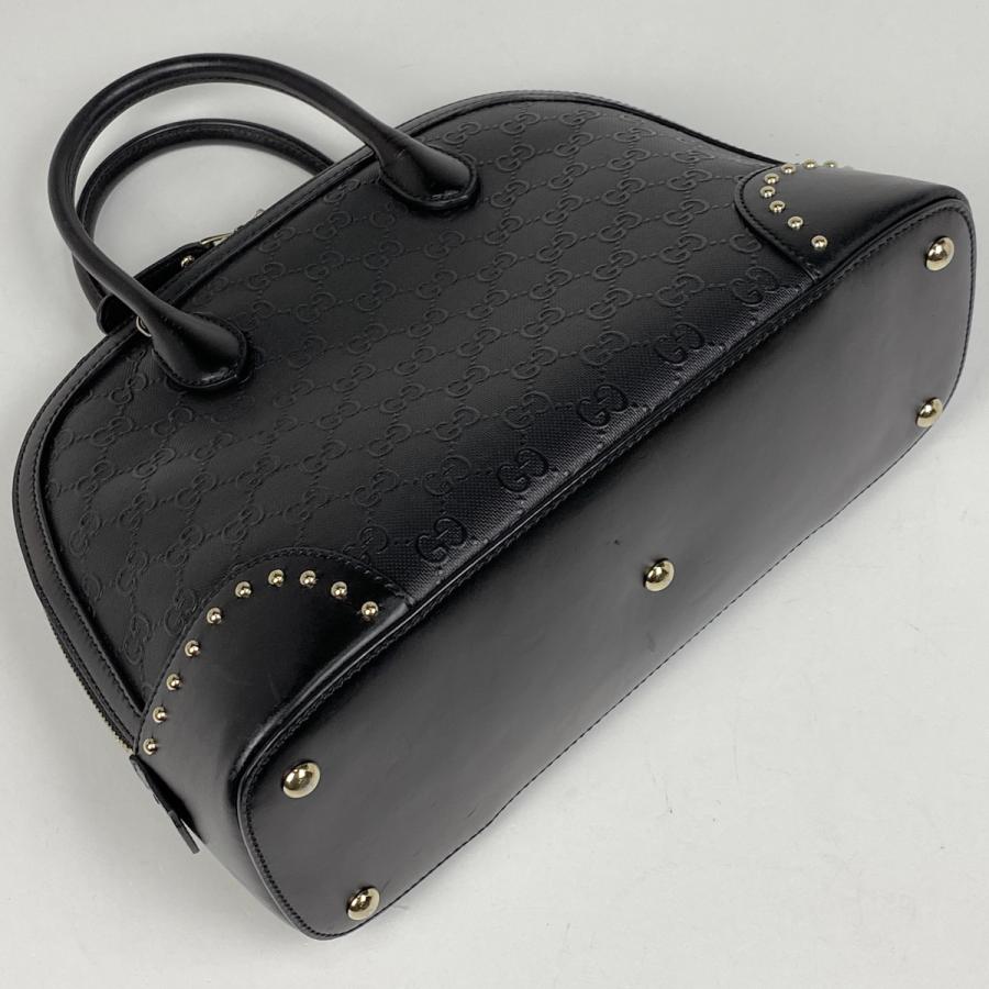 Gucci 黒 レザー ハンドバッグ 楽天市場】【中古】【バッグ】GUCCI グッチ GGキャンバス