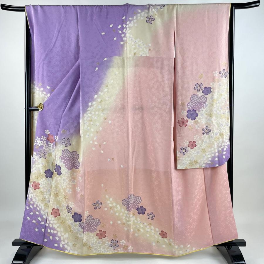 振袖 美品 名品 身丈160cm 裄丈67cm 正絹 【中古】 