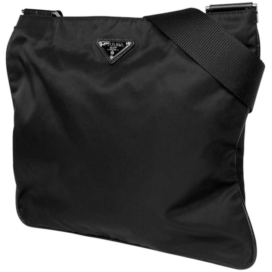 PRADA プラダ ロゴ プレート ショルダーバッグ 斜め掛け PRADA プラダ ロゴ プレート ショルダーバッグ 斜め掛け