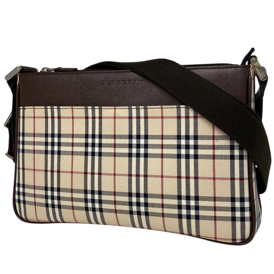 バーバリー BURBERRY チェック柄 ショルダーバッグ 斜め掛け 