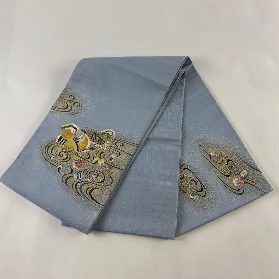 [更に値引きしました] 　袋帯　フォーマル　美品　鮮やかな抽象模様 値引きしました] 袋帯 フォーマル 美品 鮮やかな抽象模様