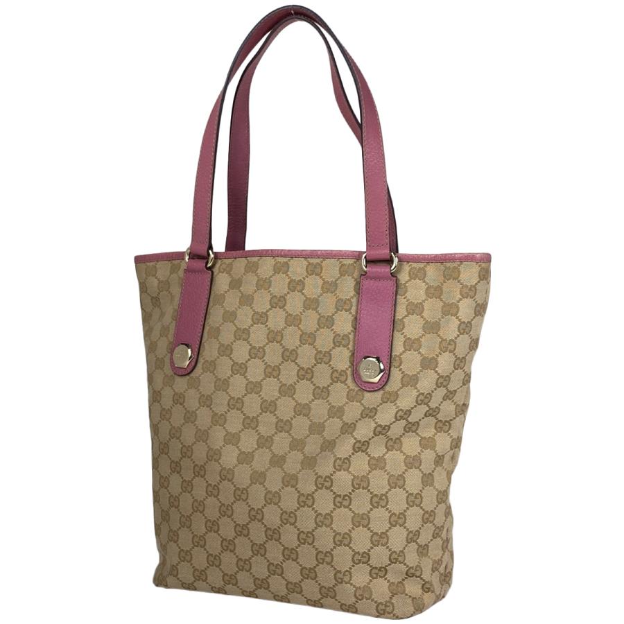 GUCCI グッチ GG柄トートバッグ ベージュピンク