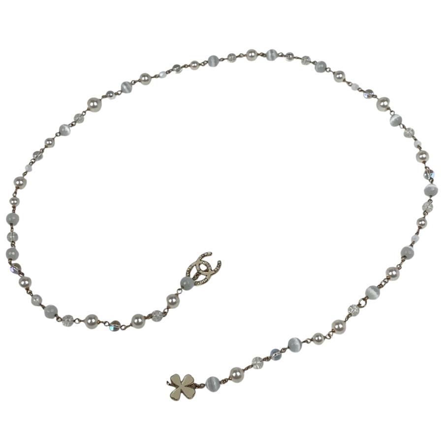 CHANEL シャネル ココマーク フェイクパール チェーン ベルト  