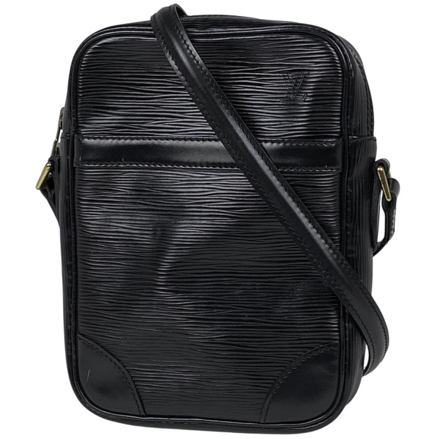 ルイヴィトン エピ ダヌーブ ショルダーバッグ ブラック 斜め掛け 男女兼用 黒 LOUIS VUITTON（ルイ・ヴィトン） ダヌーブ 斜め掛け ショルダーバッグ