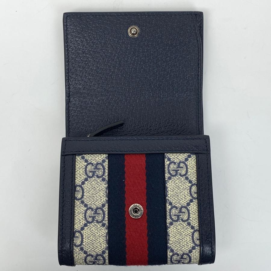 GUCCI グッチ GG 二つ折り 財布 オフィディア シェリーライン