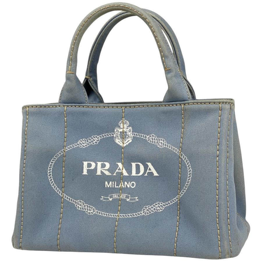 PRADA プラダ カナパ トート 2WAY ショルダーバッグ デニム PRADA プラダ カナパ トート 2WAY ショルダーバッグ デニム